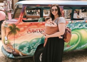 Laguna Beach Sawdust Festival Bus Shannon & Emilia Thorum