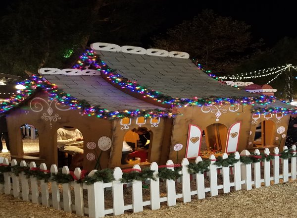 Winter Fantasy Sawdust Festival Laguna Beach arts crafts gingerbread house holiday fun